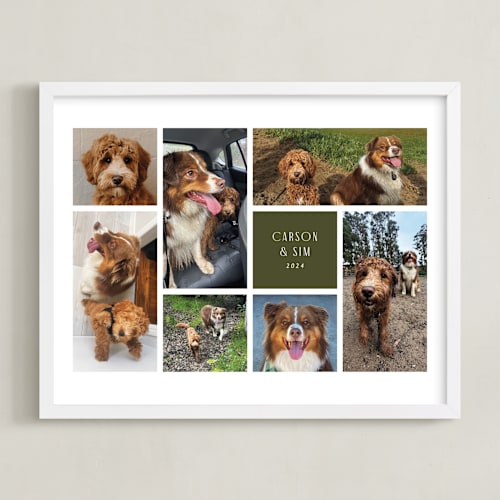 This is a khaki photo art by Chris Griffith called seven photo: landscape framed photo