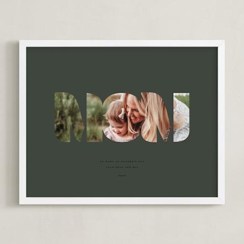 This is a evergreen photo art by Olivia Kanaley Inman called mom: framed photo