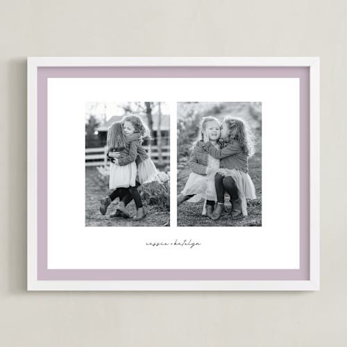 This is a lavender photo art by Blustery August called soft hues two photo: landscape framed photo