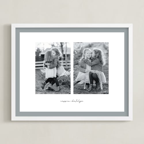 This is a pebble photo art by Blustery August called soft hues two photo: landscape framed photo