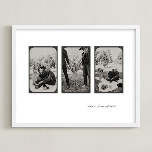 This is a noir photo art with standard by Creo Study called minimalist vintage frames