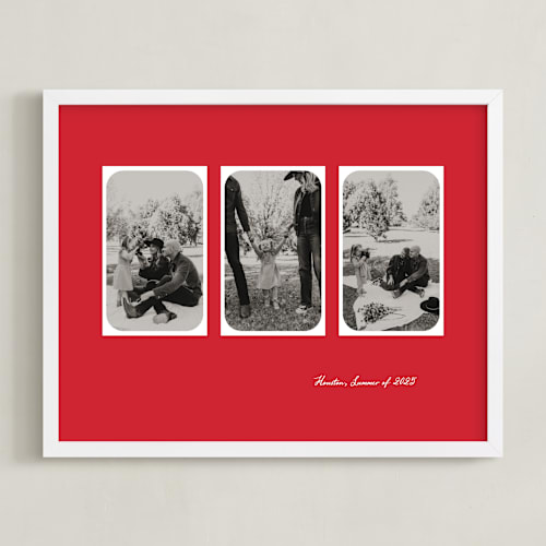 This is a holly berry photo art with standard by Creo Study called minimalist vintage frames