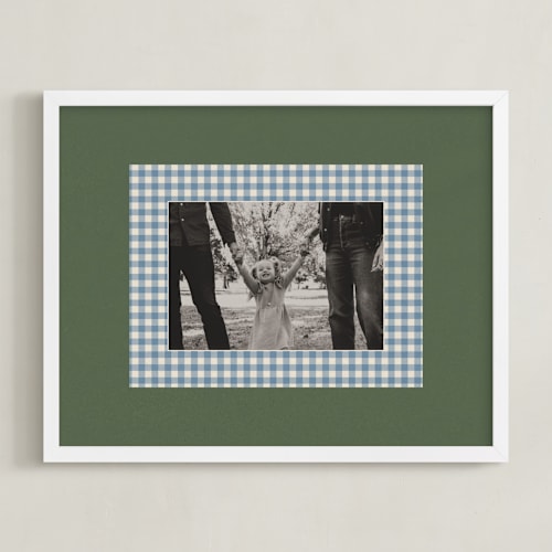 This is a forest photo art with standard by Kelly Watkins called gingham: landscape