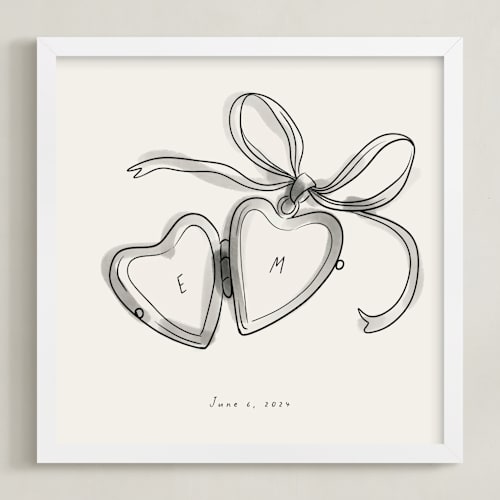 This is a cream photos to art with standard by Ani Somi called locket: custom print
