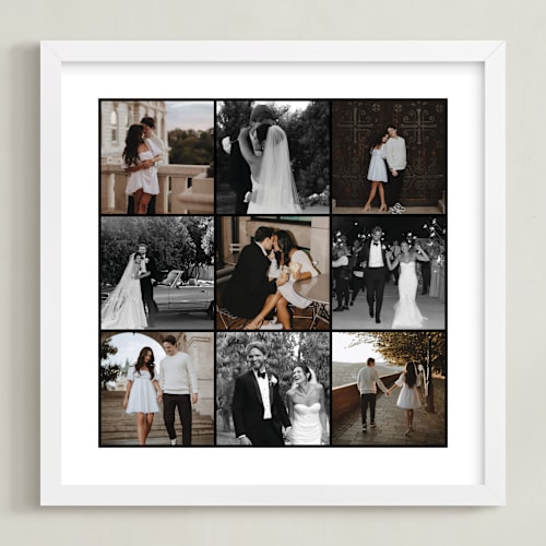 This is a black photo art with standard by Baumbirdy called frames