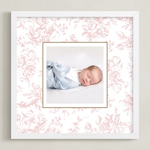 This is a petal photo art with standard by Teju Reval called dreamy toile