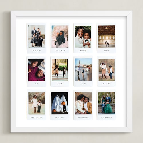 This is a flash photo art by Olivia Kanaley Inman called twelve photo: square framed photo