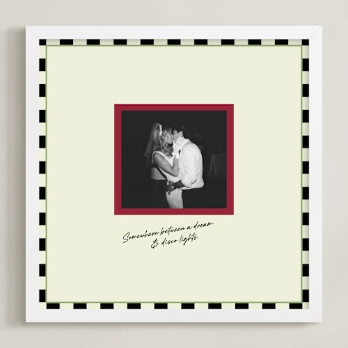 This is a greenie photo art with standard by Helena Vitto called checkmate