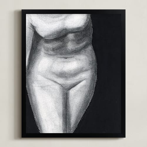 This is a charcoal art by Lindsay Megahed called undefined