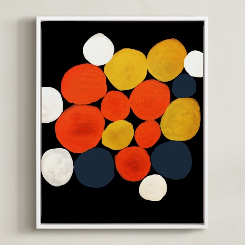 This is a spice orange art by Deborah Velasquez called unity