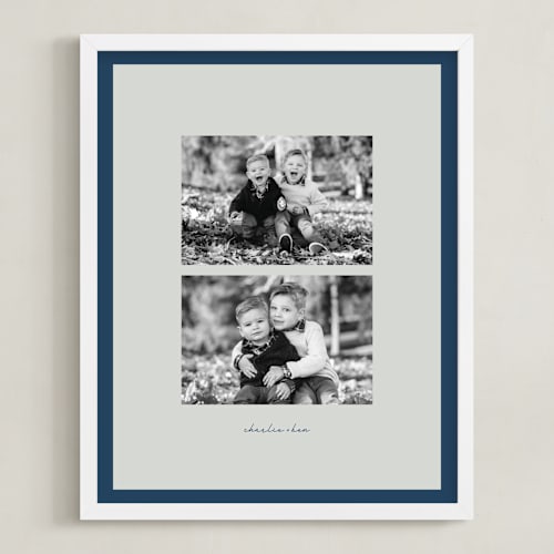 This is a winter berry photo art by Blustery August called stacked two photo: framed photo