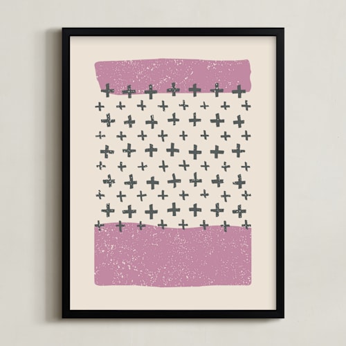 This is a lilac art by Rochelle Renee called positivity