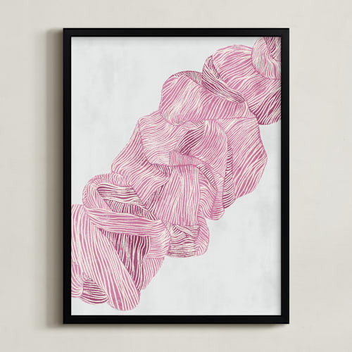 This is a mauve art by Pati Cascino called groove