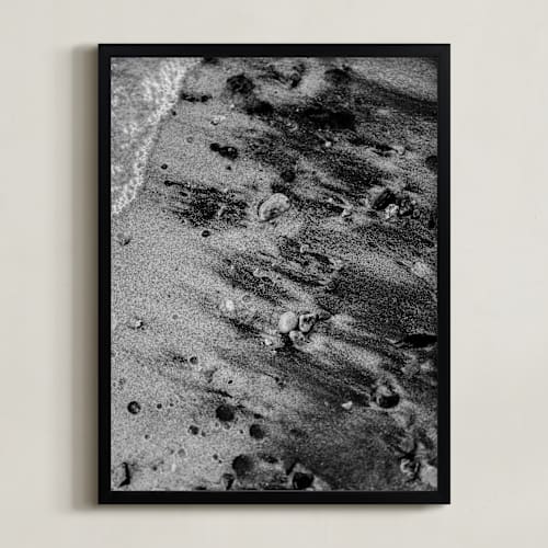 This is a slate art by Karly Rose Sahr called black sand iii