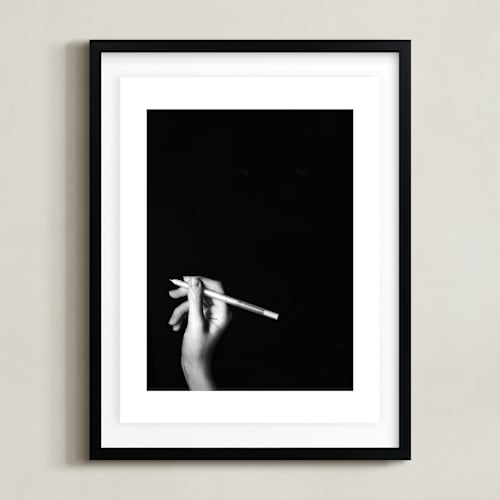 This is a black ink art by Kaitie Bryant called create ii