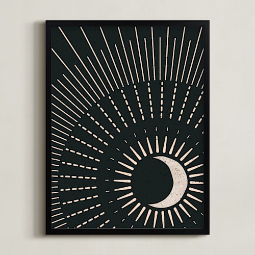 This is a nighttime art by ThirtyOne Illustrations called this side of the equator ii
