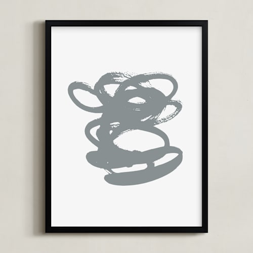 This is a greige art by Sara Hicks Malone called morning meditation no. 2