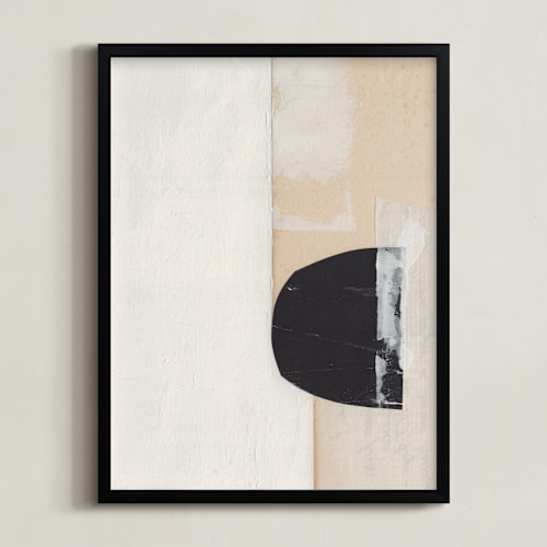 This is a pale sand beige art by Alisa Galitsyna called magnetic fit 2