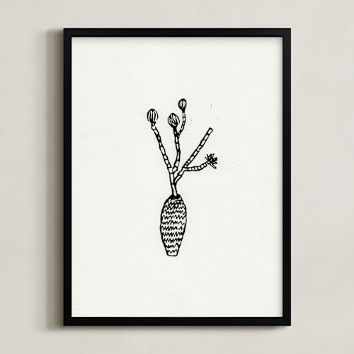 This is a cream art by Elliot Stokes called flower stems