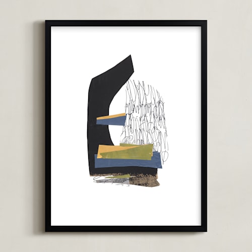 This is a ebony moss art by Pippin Schupbach called stacked up