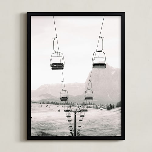 This is a steel art by Ellen Schlegelmilch called lift