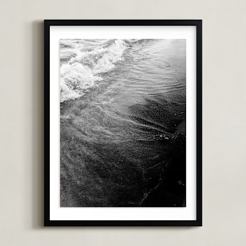 This is a slate art by Karly Rose Sahr called black sand i