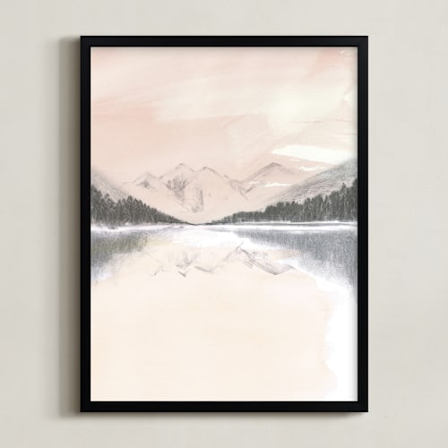 This is a mist art with standard by Teju Reval called dreamy lake