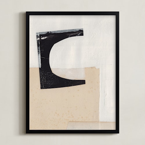 This is a pale sand beige art by Alisa Galitsyna called magnetic fit 1
