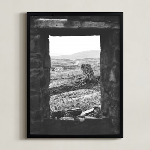 This is a ash art by Kamala Nahas called room with a view ii