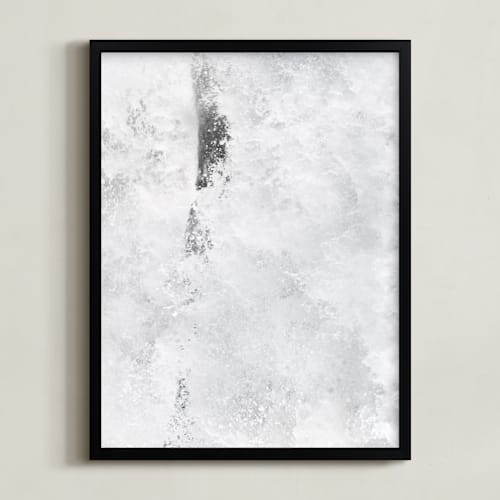This is a monochrome art by Kamala Nahas called rush i