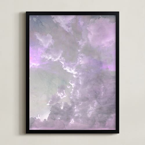 This is a violet art with standard by Emanuela Carratoni called candy sky