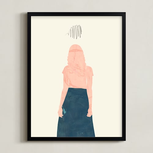 This is a indigo art with standard by Field and Sky called from where i stand