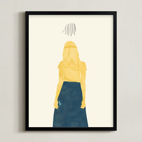 This is a warm yellow art by Field and Sky called from where i stand