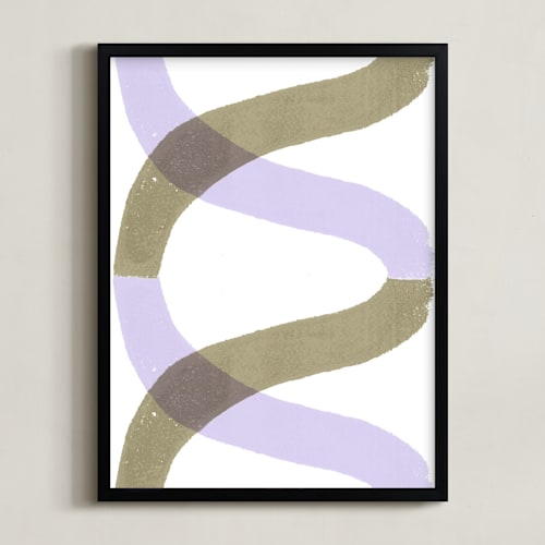 This is a wisteria flower tea art by Bethania Lima called linked