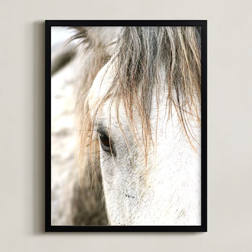This is a cafe cream art by Michelle Detering called wild horse eye
