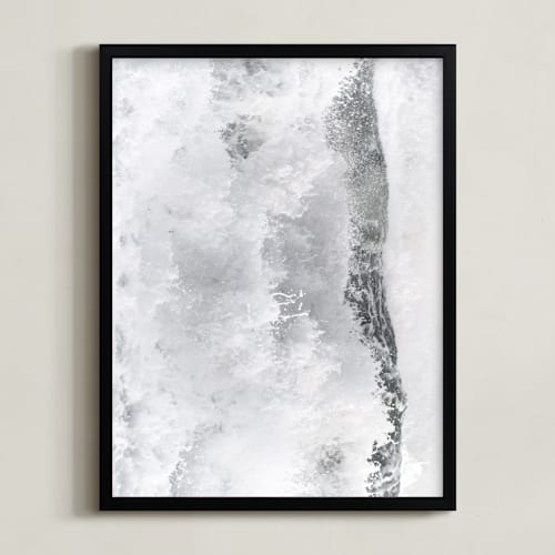 This is a monochrome art by Kamala Nahas called rush ii