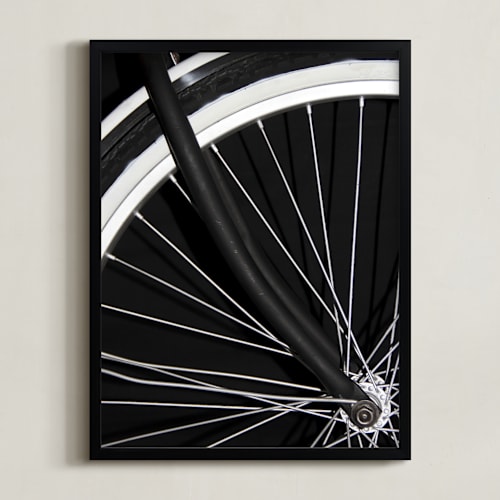 This is a velo art by Eliane Lamb called steel shapes 1