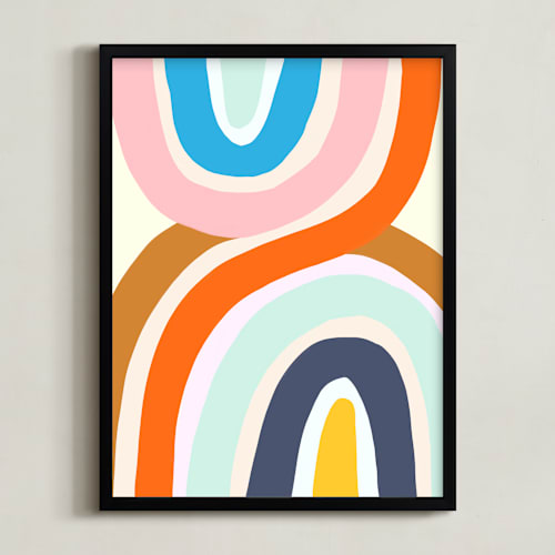 This is a tangerine art with standard by Haley Warner called swish