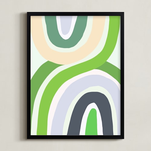 This is a key lime art by Haley Warner called swish