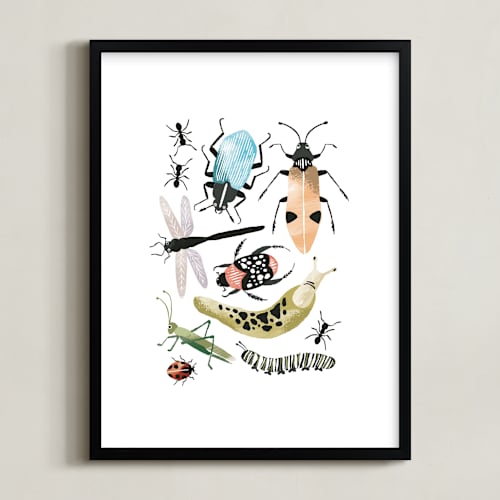 This is a brights kids wall art by Alethea and Ruth called buggy