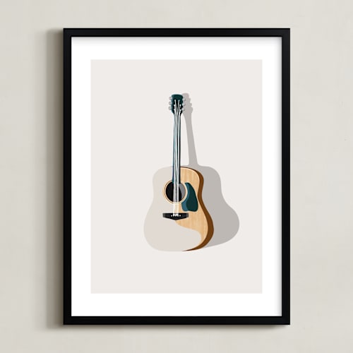 This is a guitar art by Alicia Youngken called guitarra