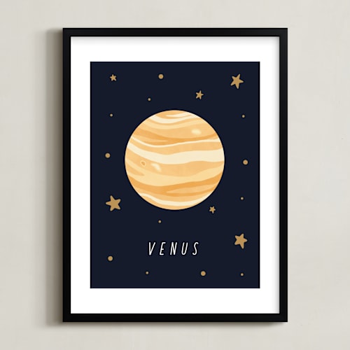 This is a night art by Elly called solar system ii (venus)