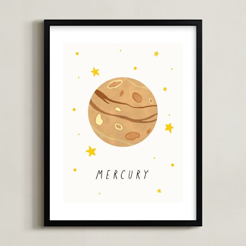This is a vanilla art by Elly called solar system viii (mercury)