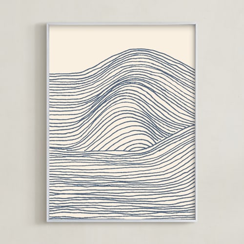 This is a deep ocean art by Jayne Alfieri called rolling waves i