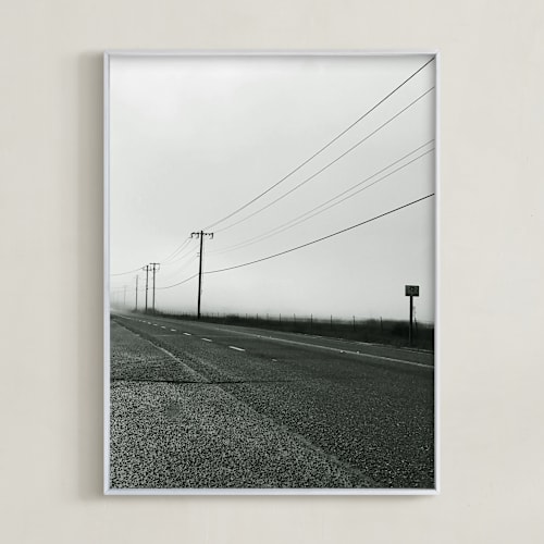 This is a iron art by PHEP Design Studio called road into the fog