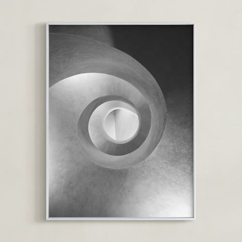 This is a monochrome art by lulu and isabelle called vertigo