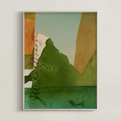 This is a jade art with standard by Morgan Kendall called aqua hills i