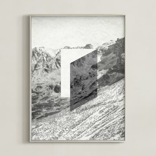 This is a rock art by Sumak Studio called mountain view