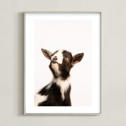 This is a black & white nursery wall art by Jani Blake called ivy