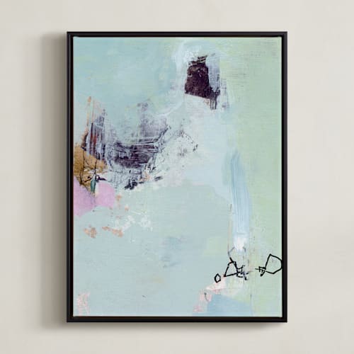 This is a mint art by Rita Kwong called summer walk with mint chip ice-cream 2